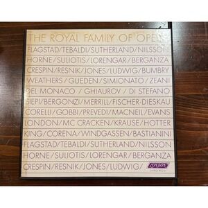 The Royal Family of Opera London Records 3 LP Box Set RFO-S-1 Booklet Vinyl